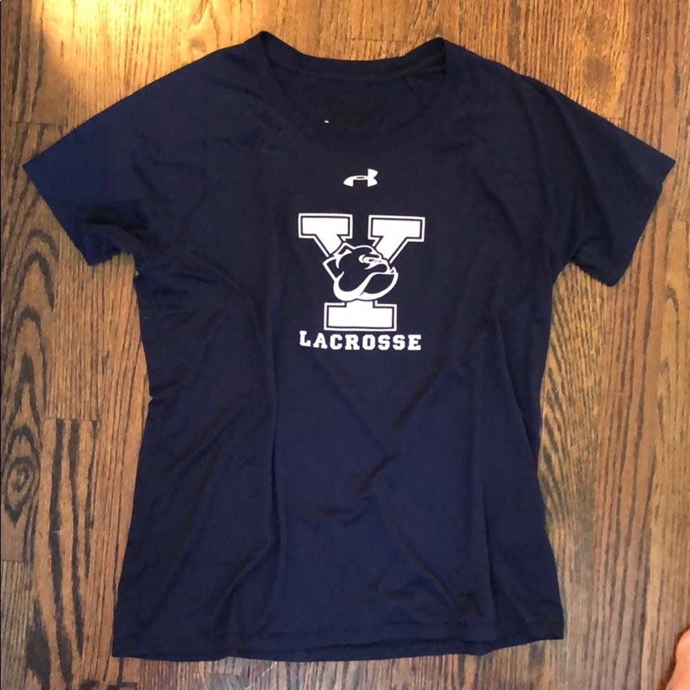 Yale Lacrosse Under Armour Wicking Shirt